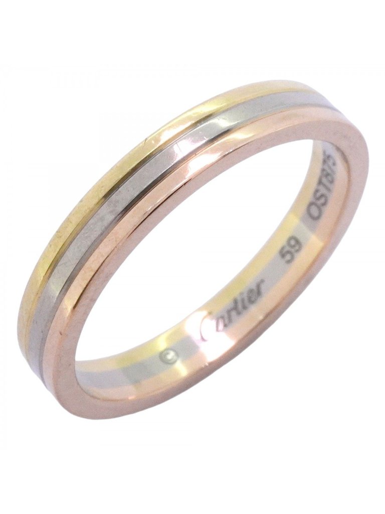 Cartier Ring Vendome 18k Yellow Gold 18k White 18k Pink